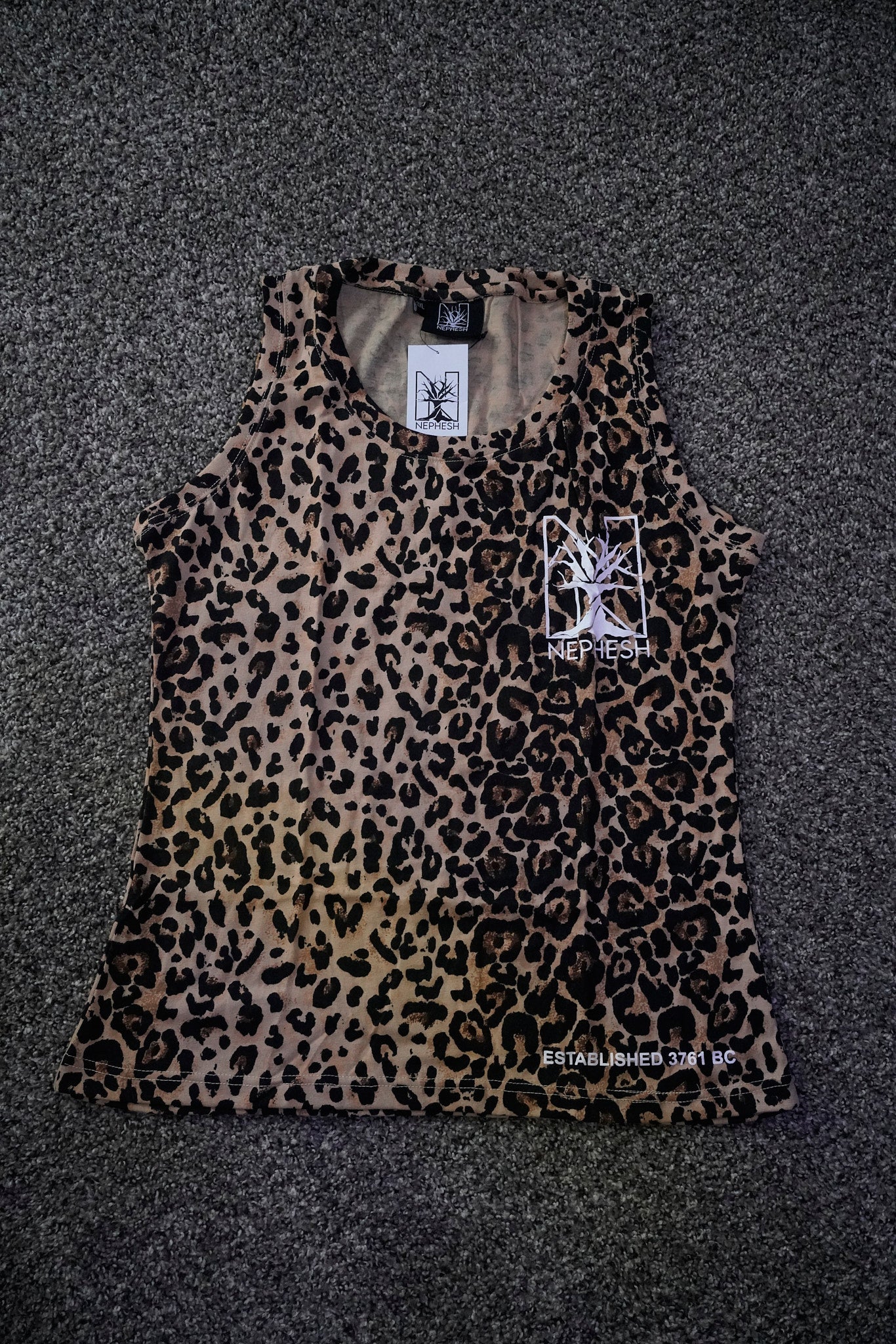 CHEETAH PRINT TANK TOP